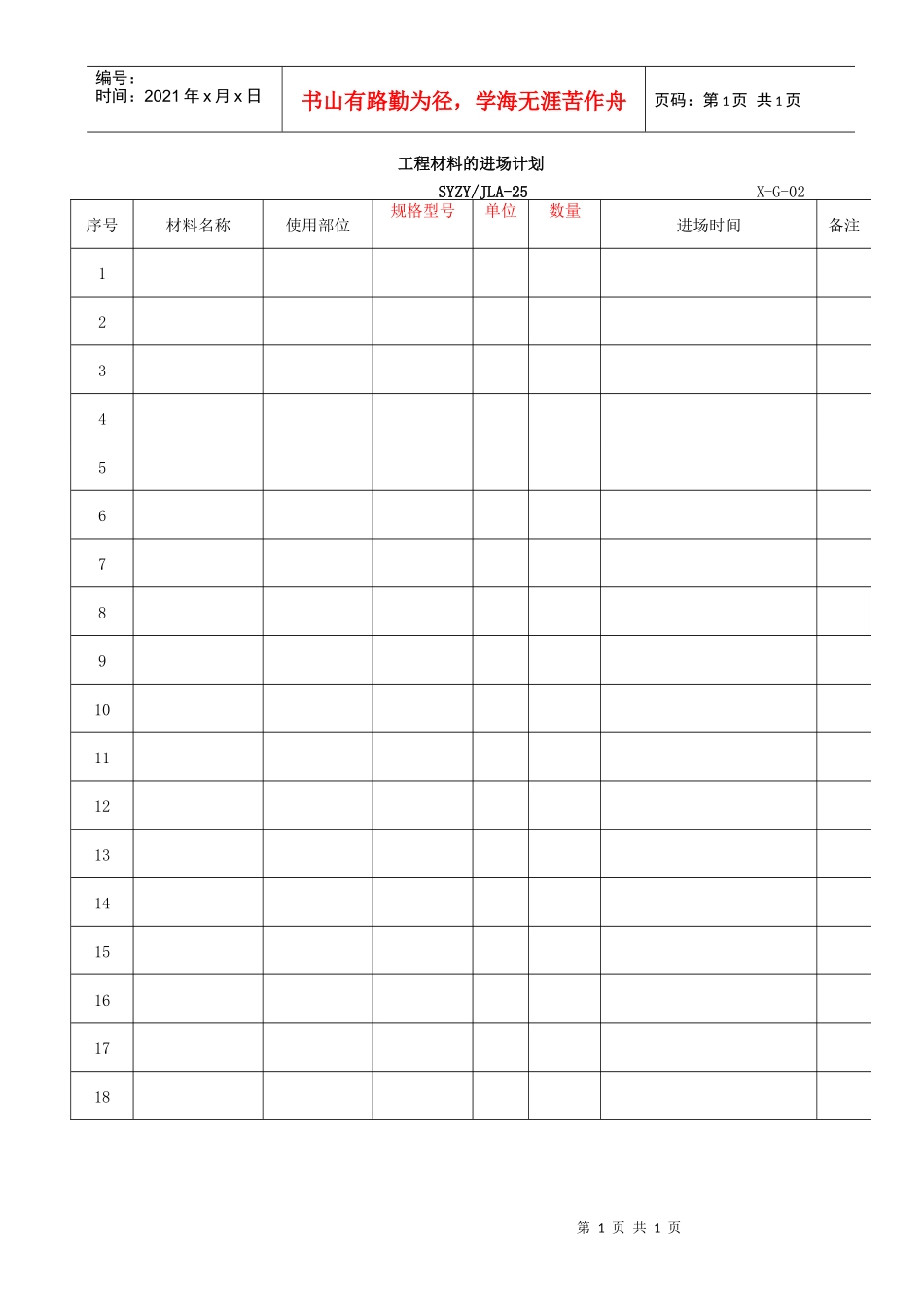 工程材料的进场计划-02_第1页