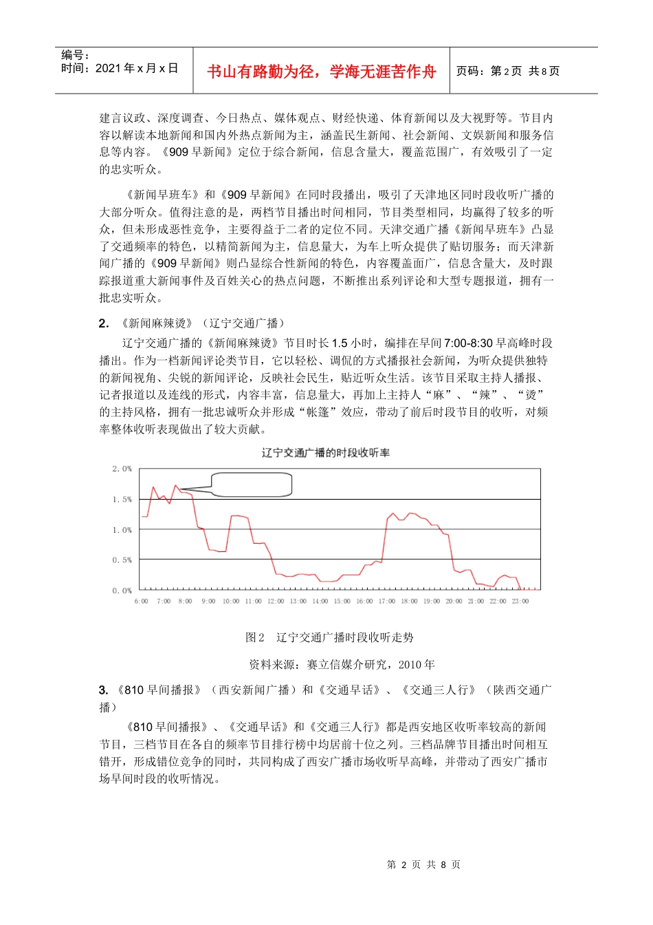 31 市场观察_我国北方广播市场部分品牌节目分析_第2页