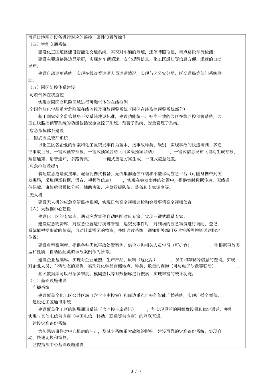 小虎化工区智慧园区信息系统设计采购项目需求_第3页