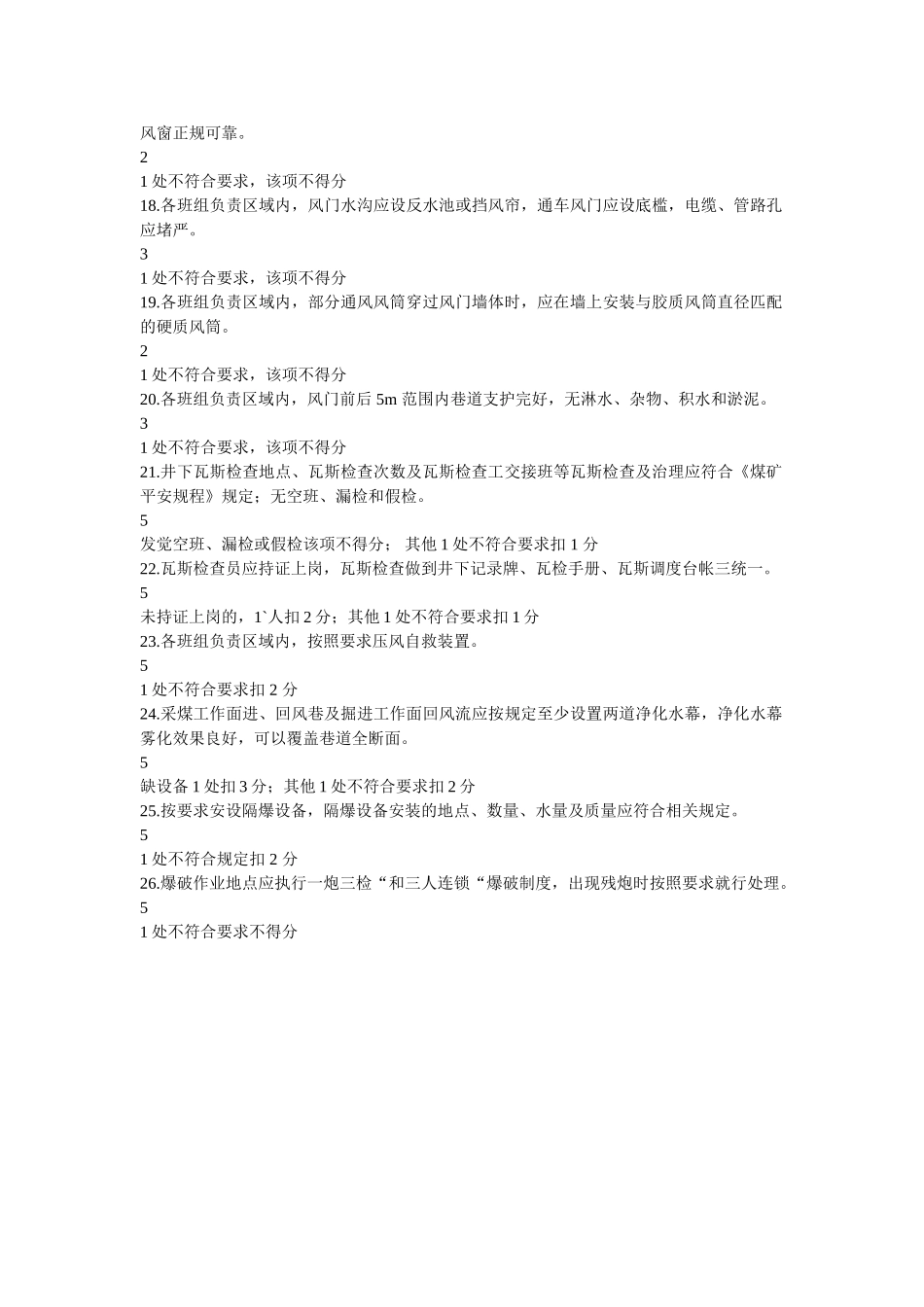 通风文明班组考核办法 _第3页