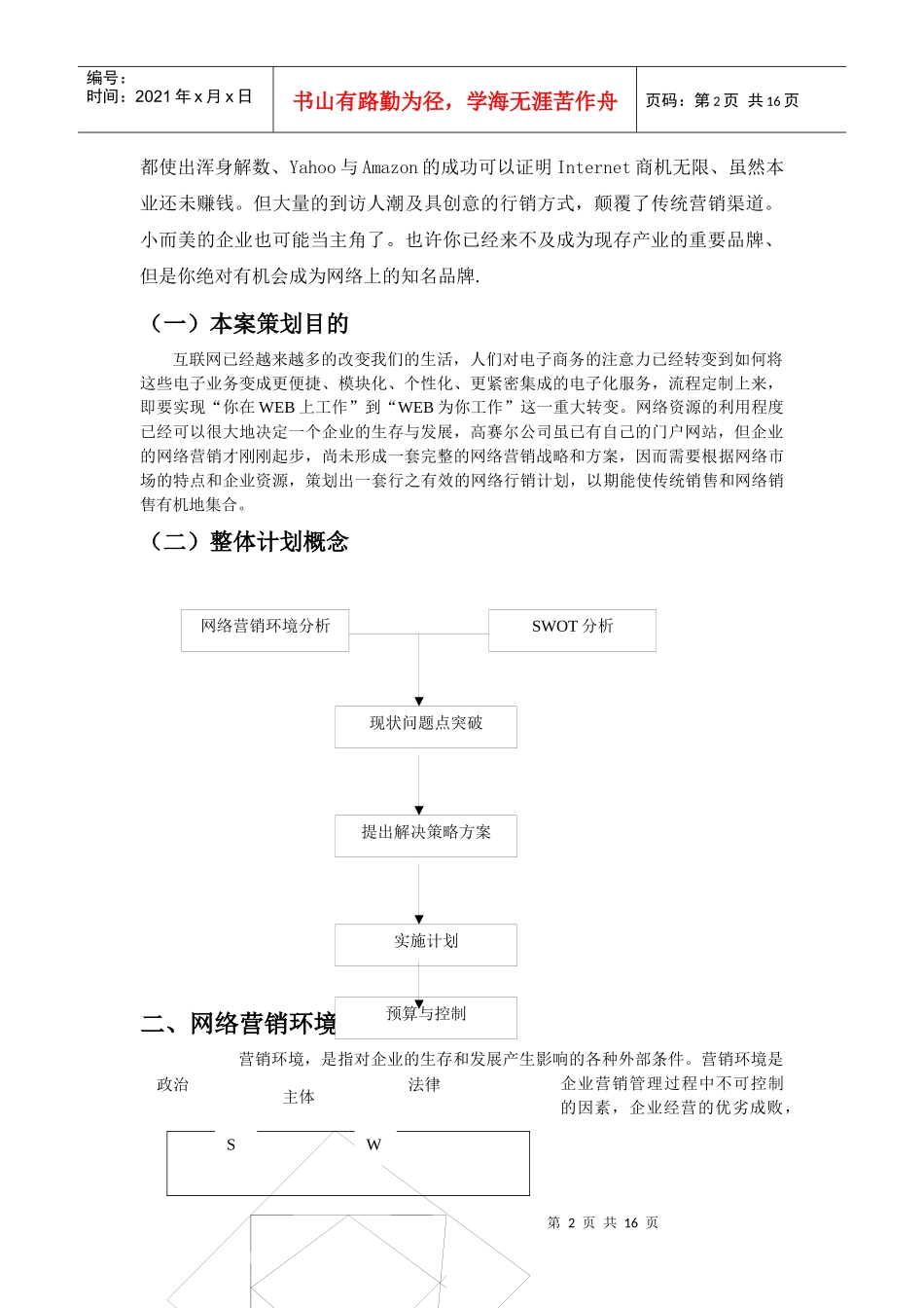 成都高赛尔金银有限公司网络营销策划书_第2页