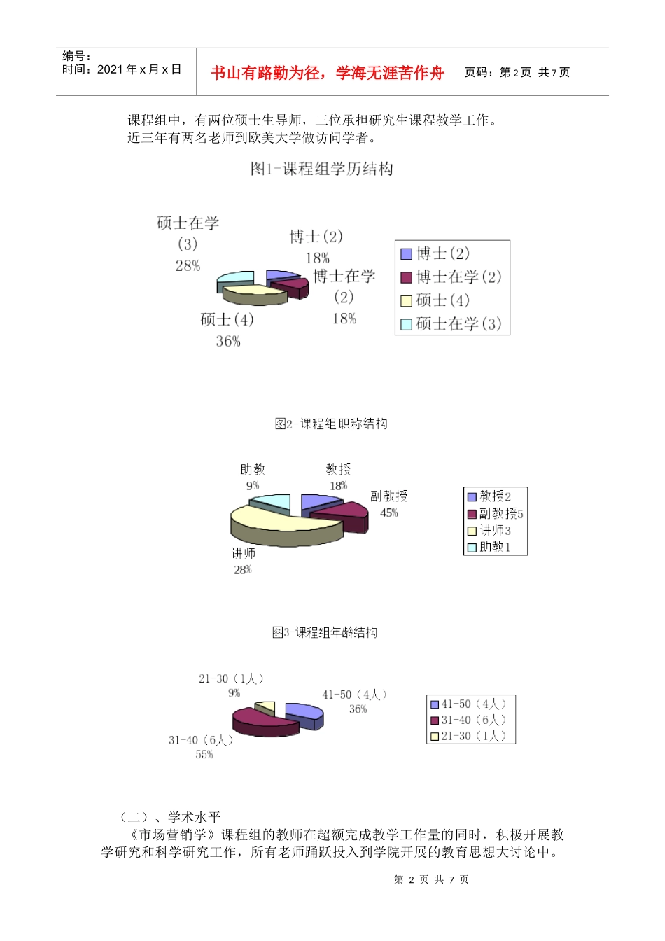 《市场营销》自评报告-欢迎访问天津商业大学{Tianji_第2页