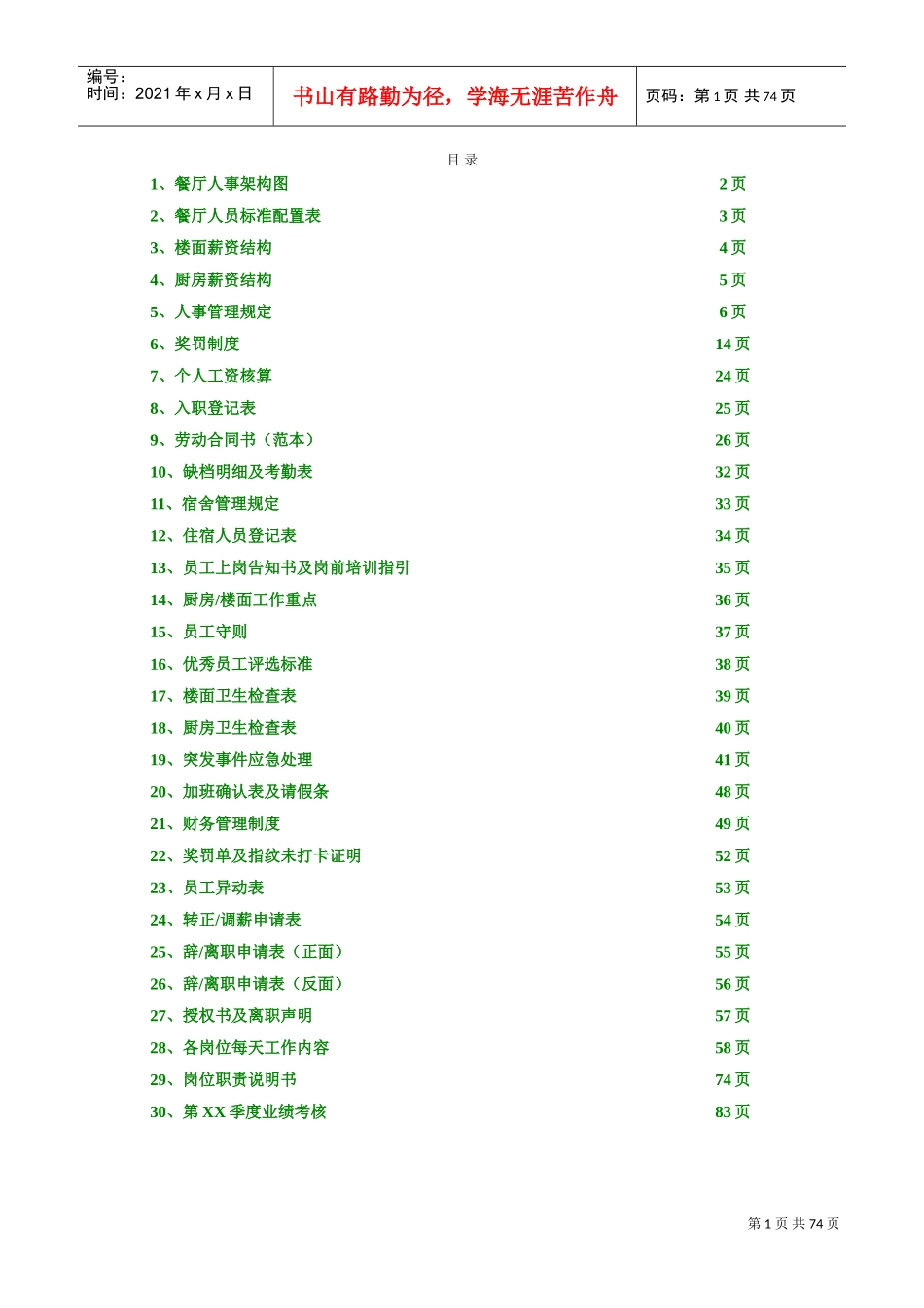 1店面组织架构图(DOC84页)_第1页
