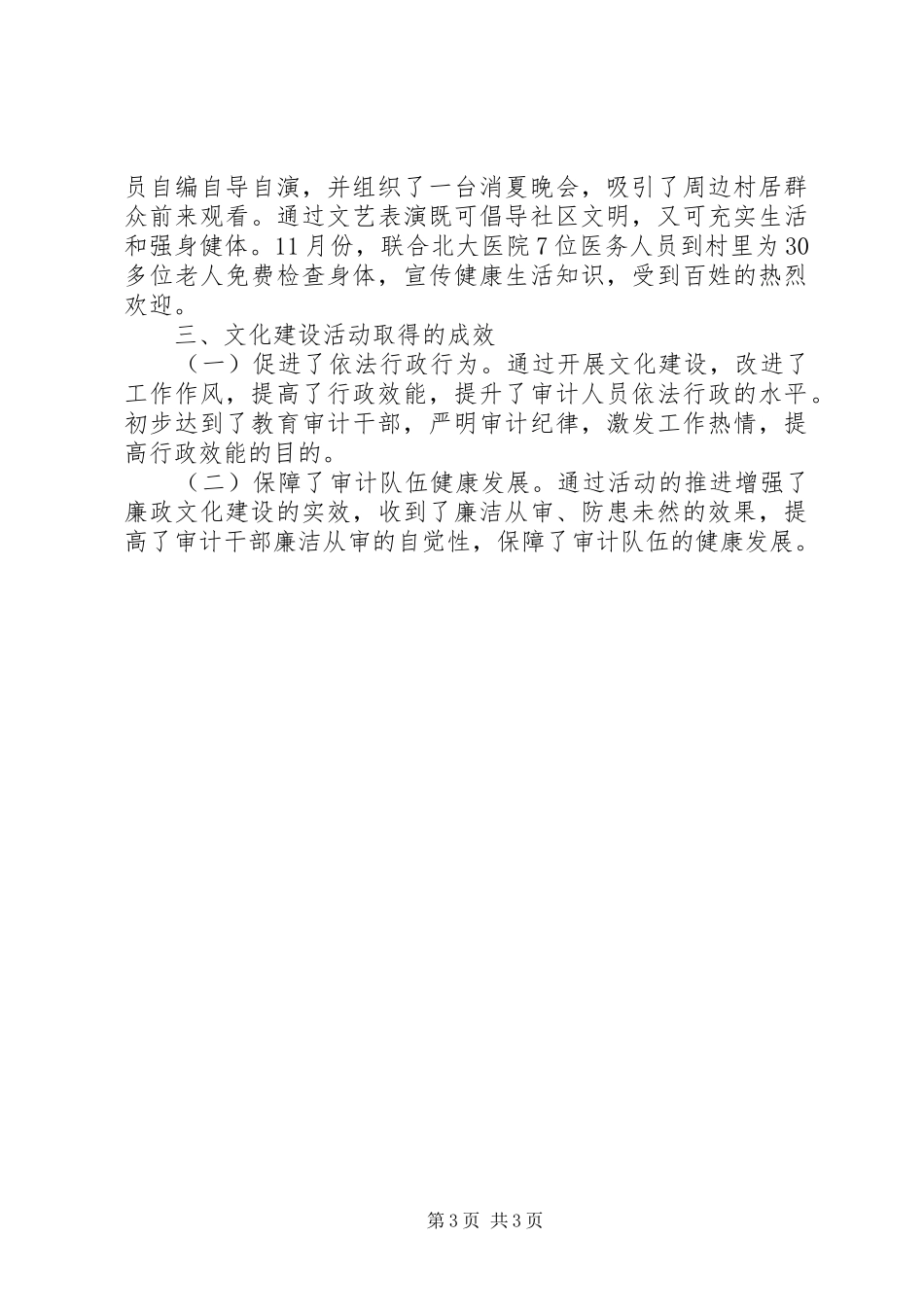 审计局文化工作总结_第3页
