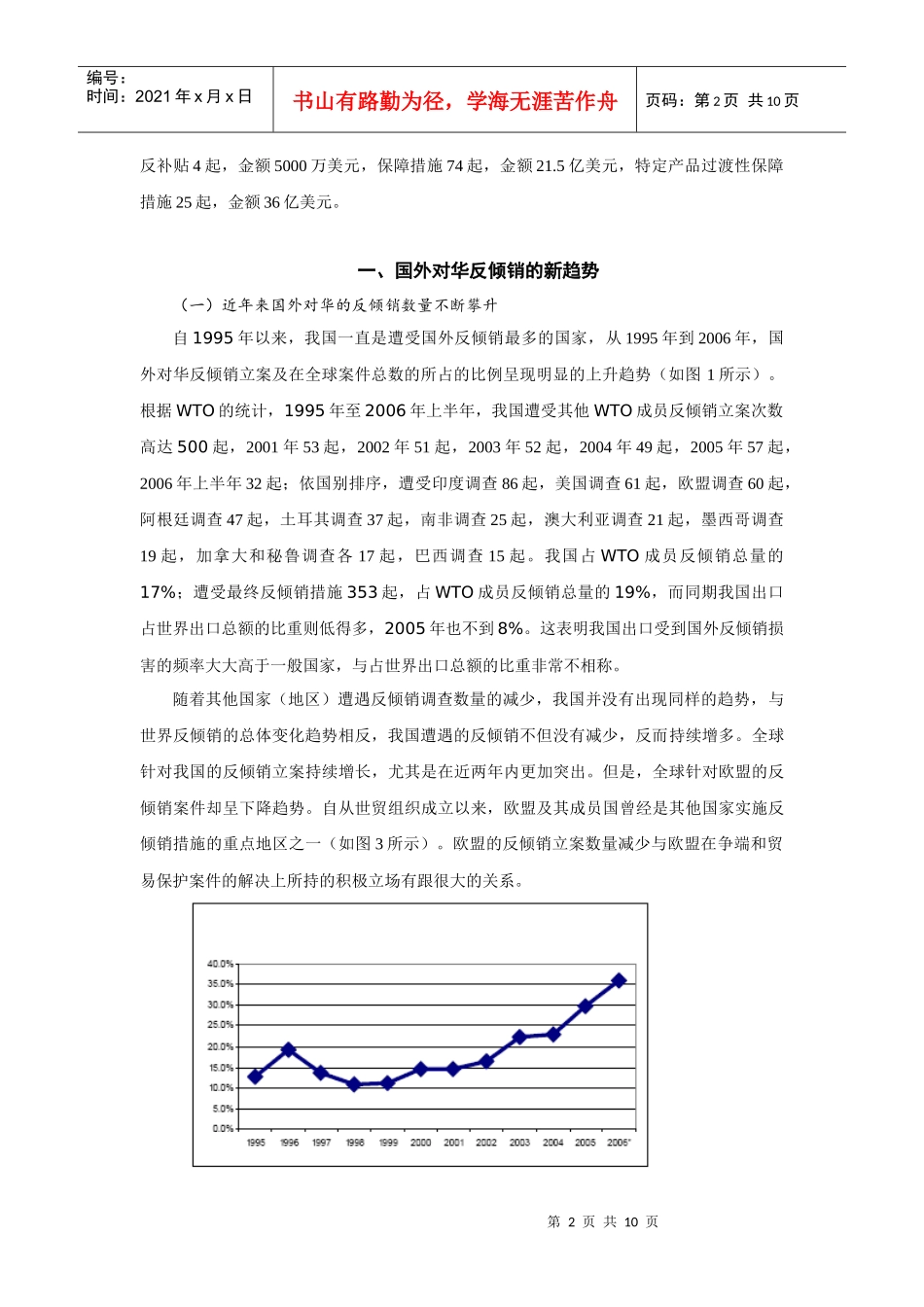 国外对华反倾销的新趋势和对策_第2页
