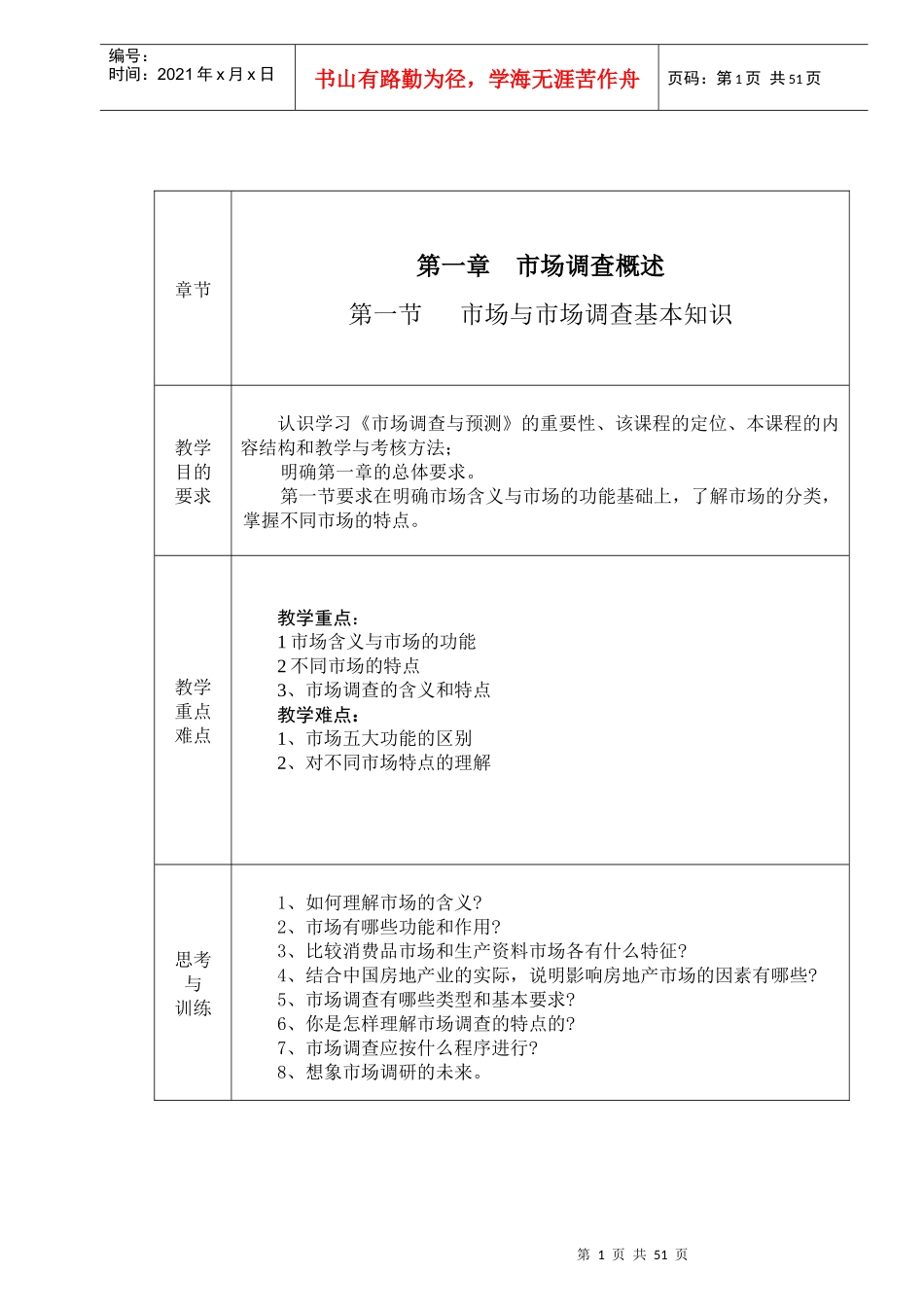 市场调查的认识--市场调查概述（DOC43页）_第1页