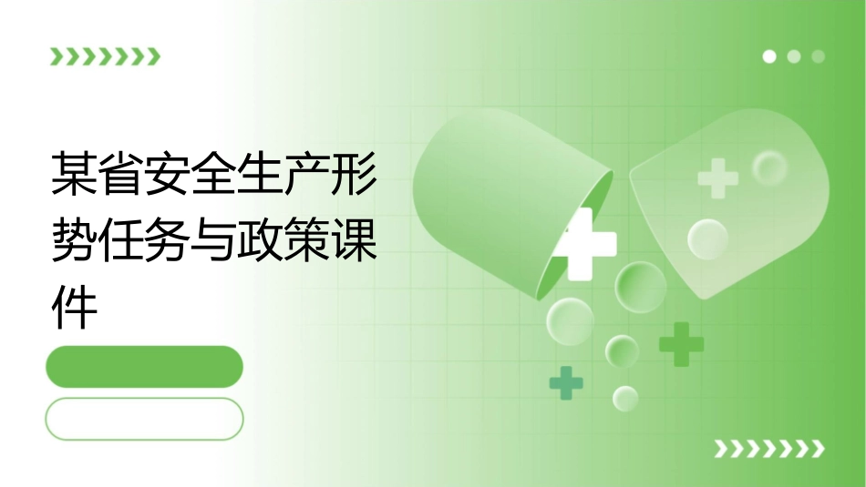 某省安全生产形势任务与政策课件_第1页