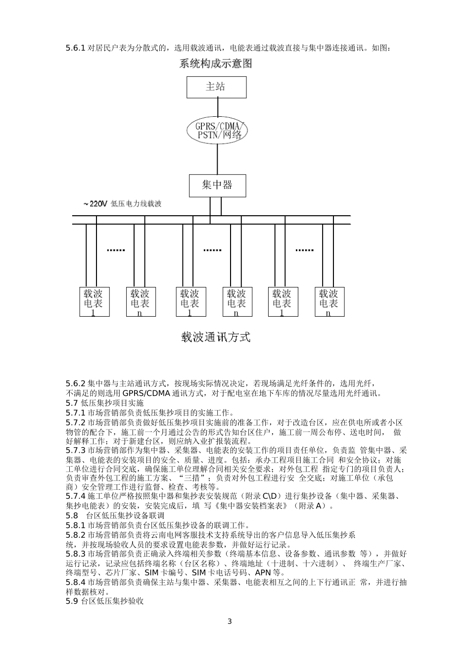 市场营销部低压居民集抄建设与运行管理规定_第3页