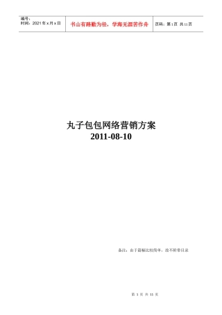 包包类网络营销方案