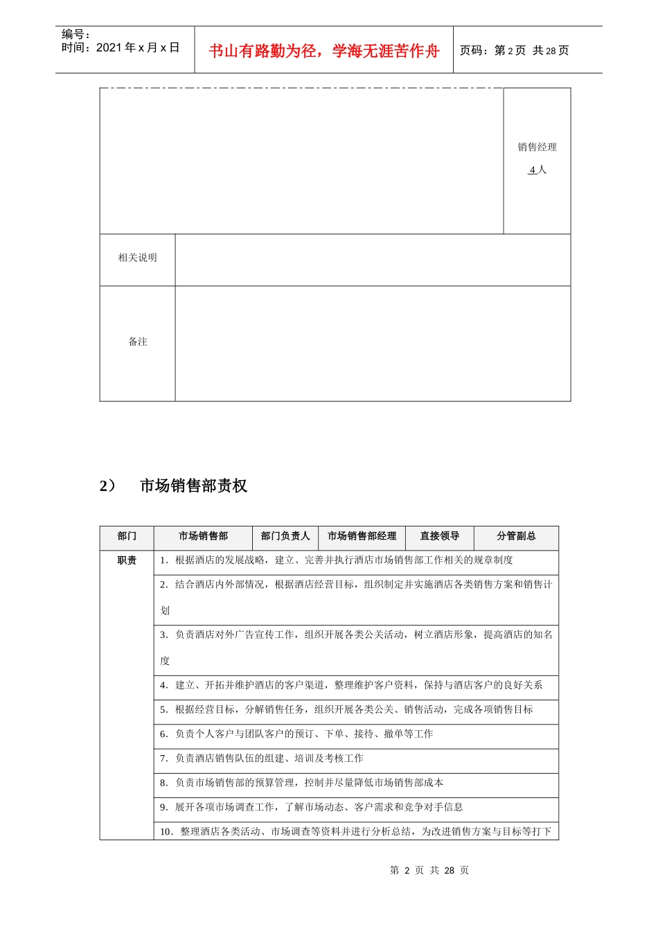 市场销售部国际贸易服务流程与规范_第2页