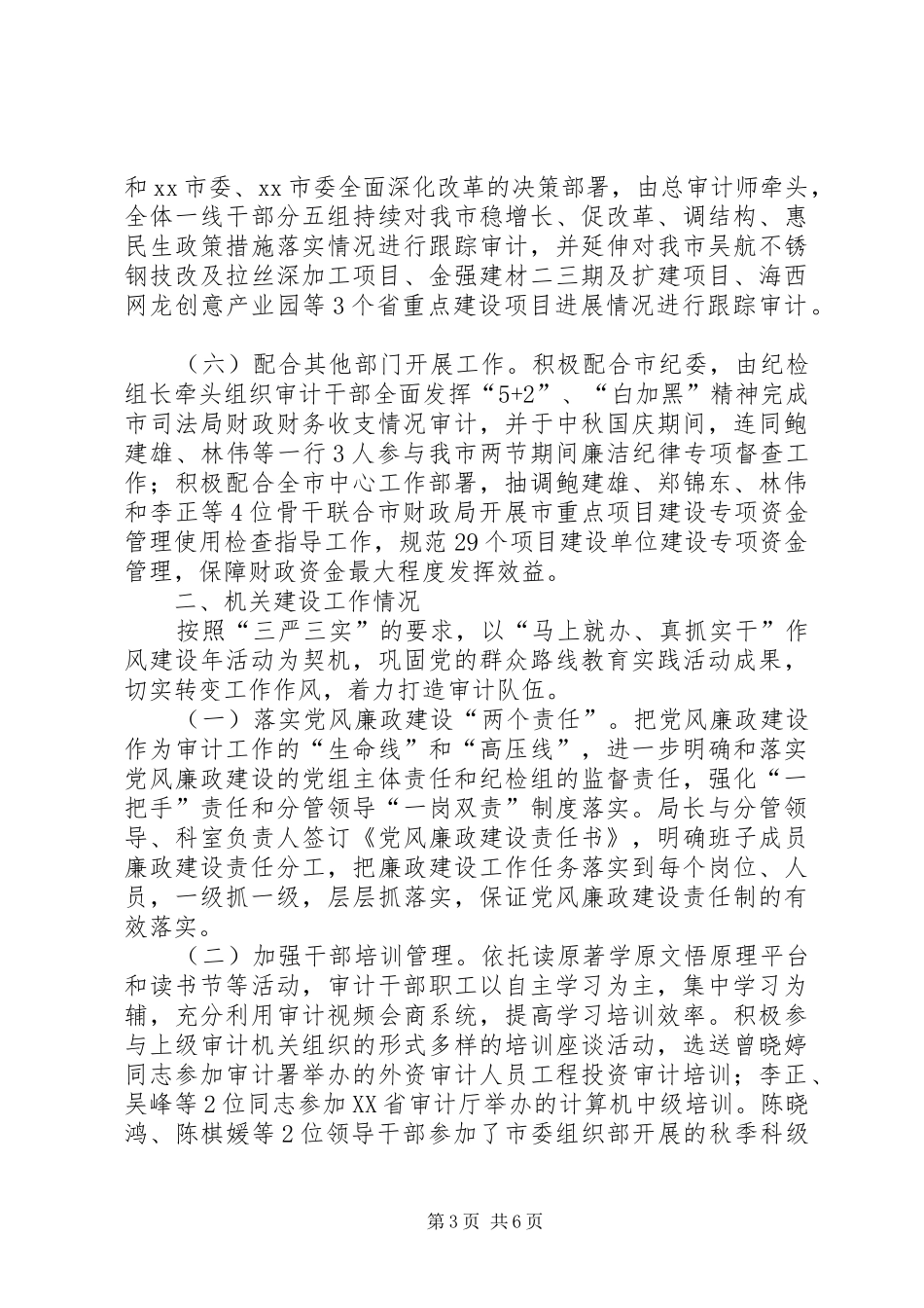 审计局年度工作总结及工作思路_第3页