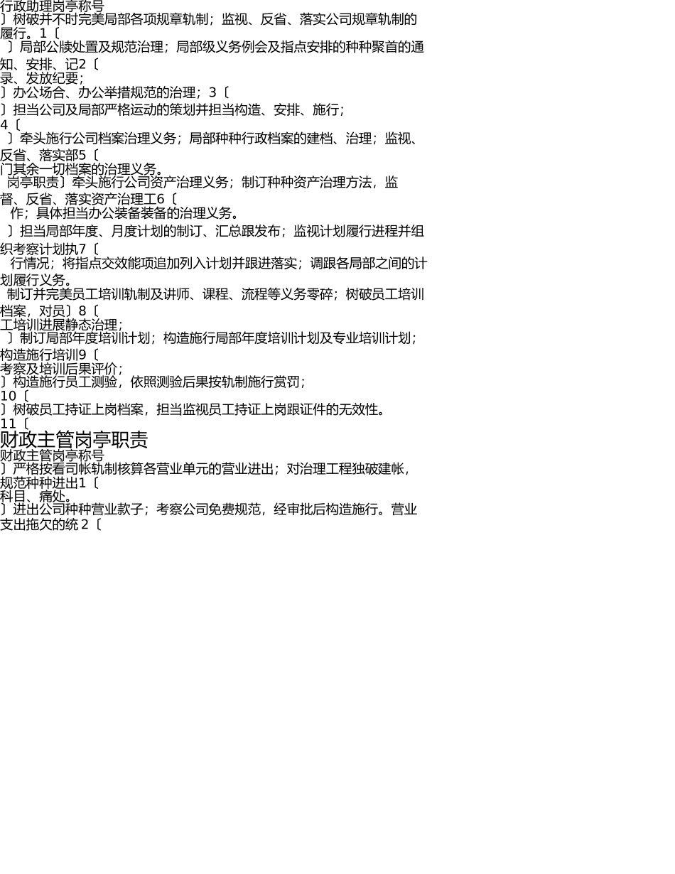 物业部各岗位职责(定稿) _第2页