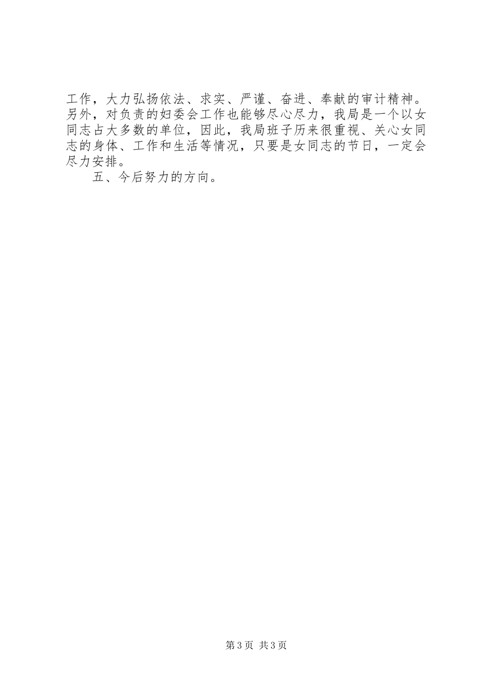 审计工作总结-审计工作个人总结_第3页