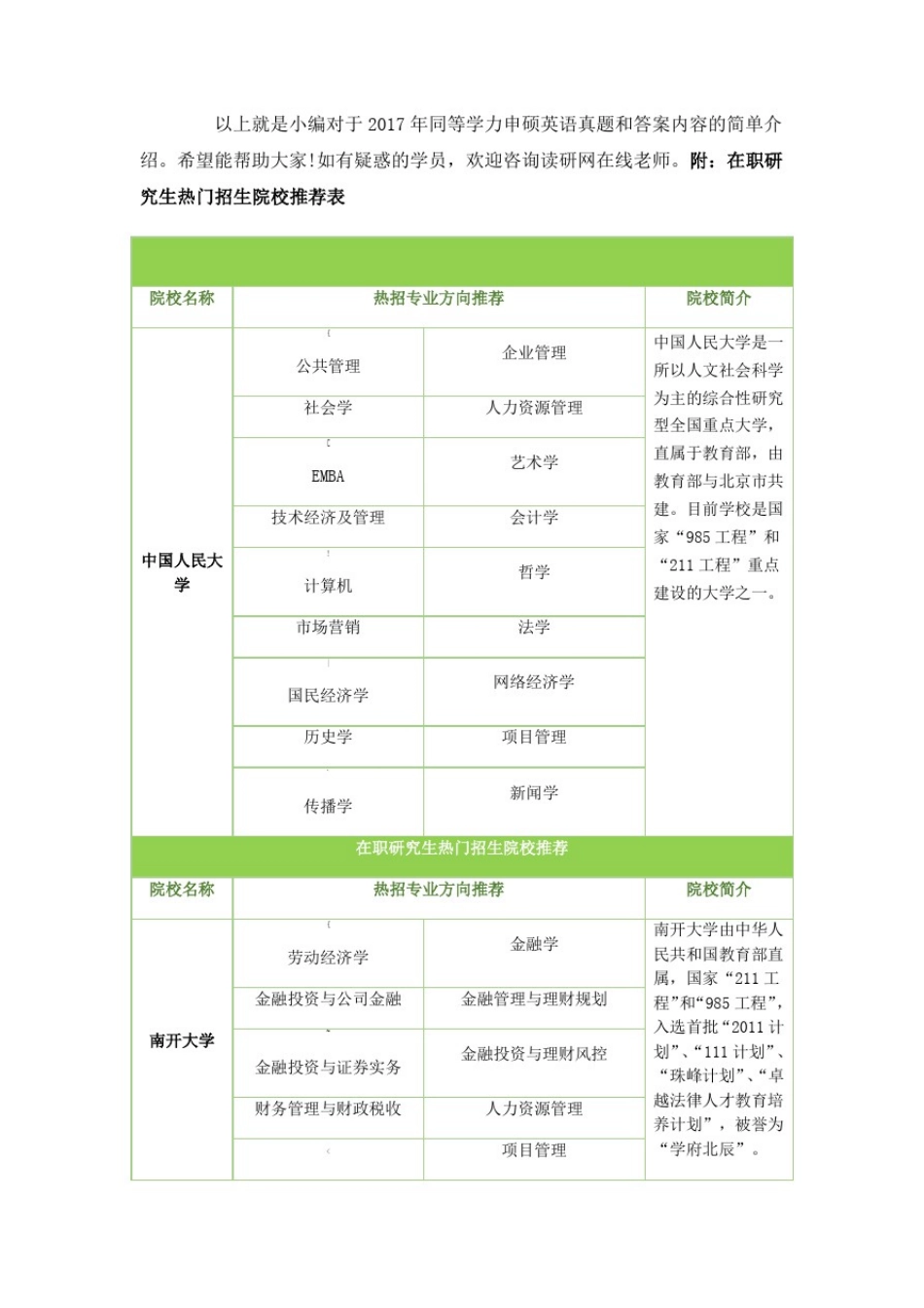 同等学力申硕英语真题和答案!_第3页