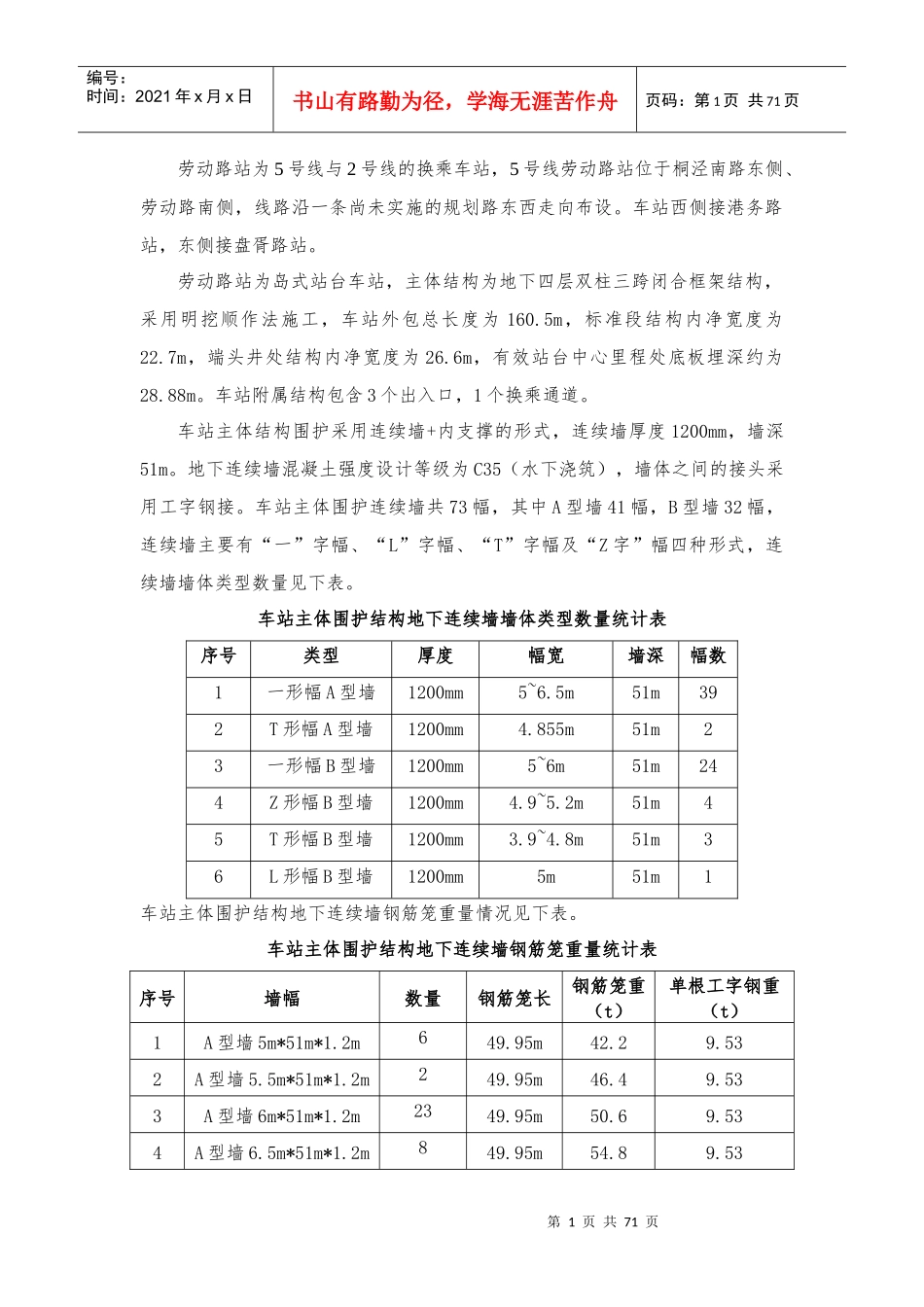 地下连续墙钢筋笼吊装施工专项方案_第2页