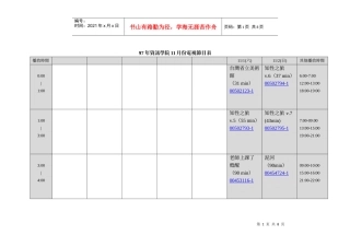97年资讯学院11月份电视节目表