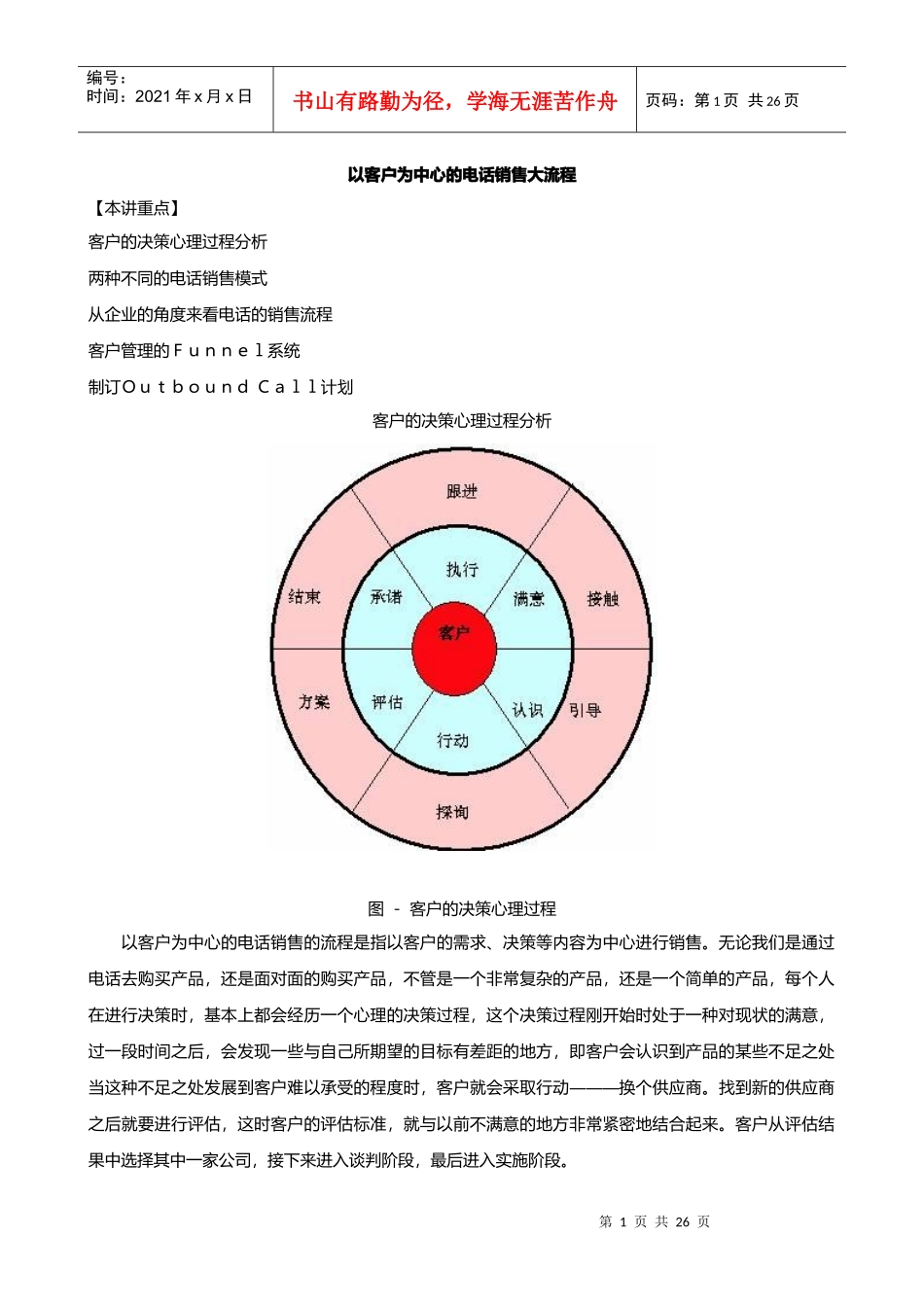 客户为中心的销售模式_第1页