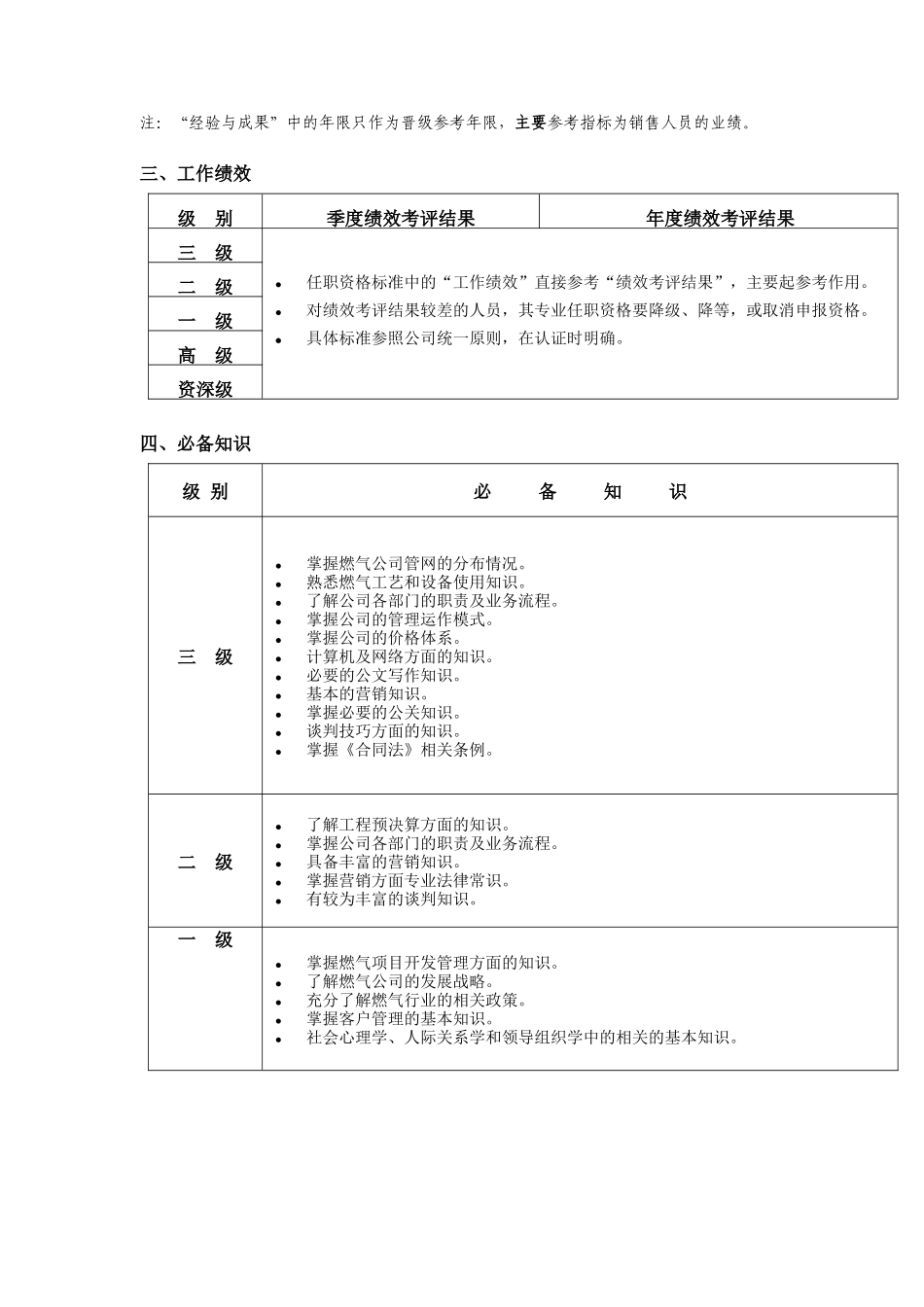 市场类销售职种任职资格标准_第2页