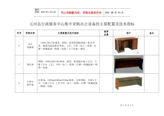 办公家具技术参数XXXX64doc-五河县行政服务中心窗
