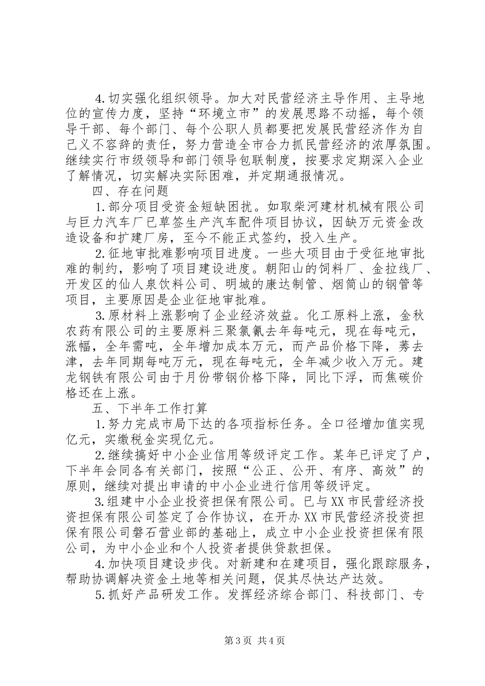 去年民营经济上半年工作总结_第3页