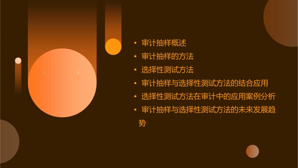 审计抽样与选择性测试方法分析课件_第2页