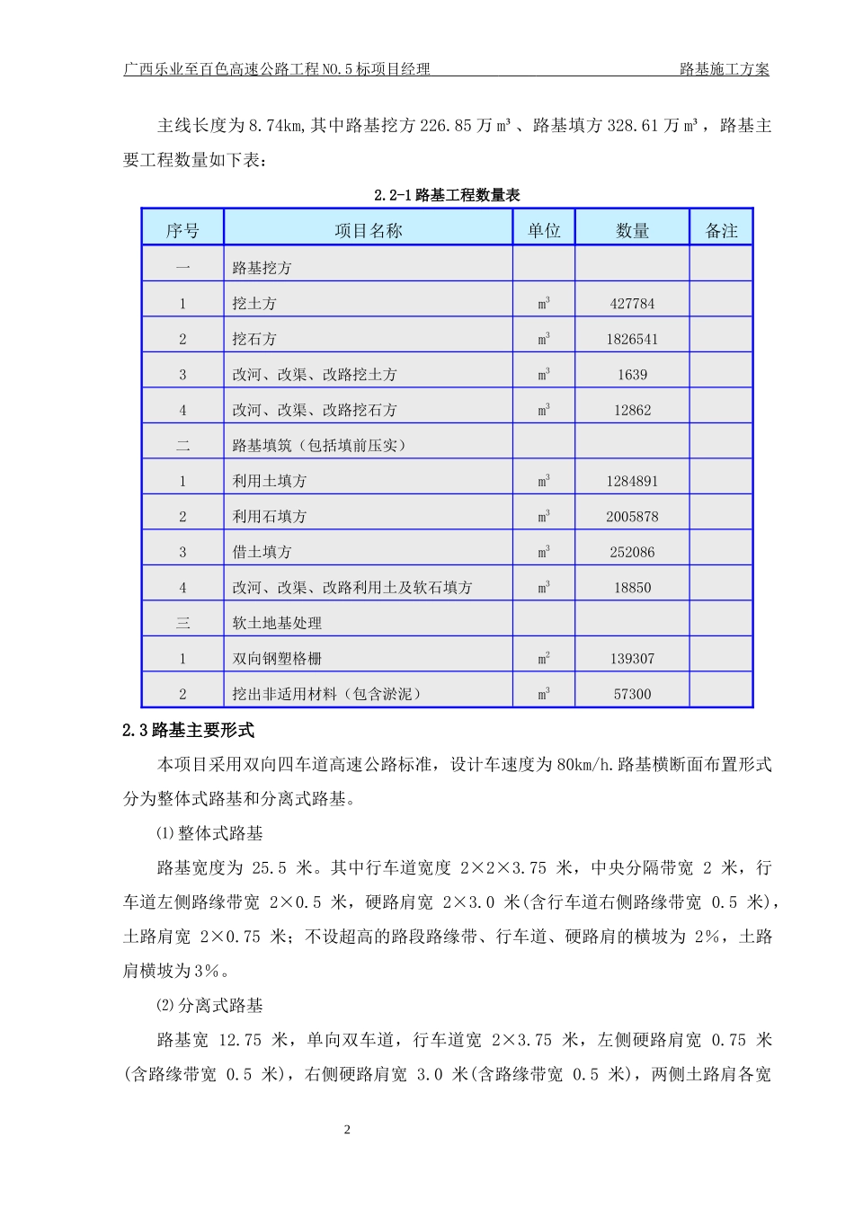 (乐百高速)路基施工方案报监理《最终版》_第2页