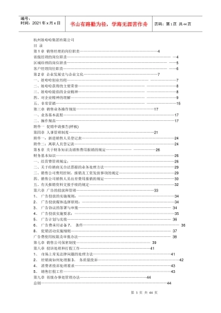 娃哈哈销售资料(1)