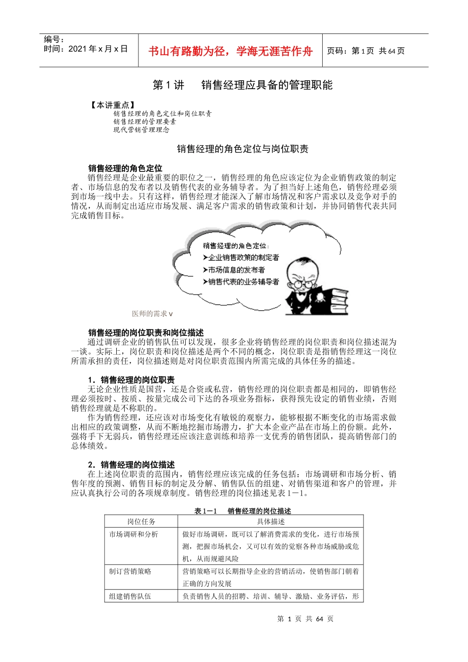 医药销售经理的管理能力提升_第1页