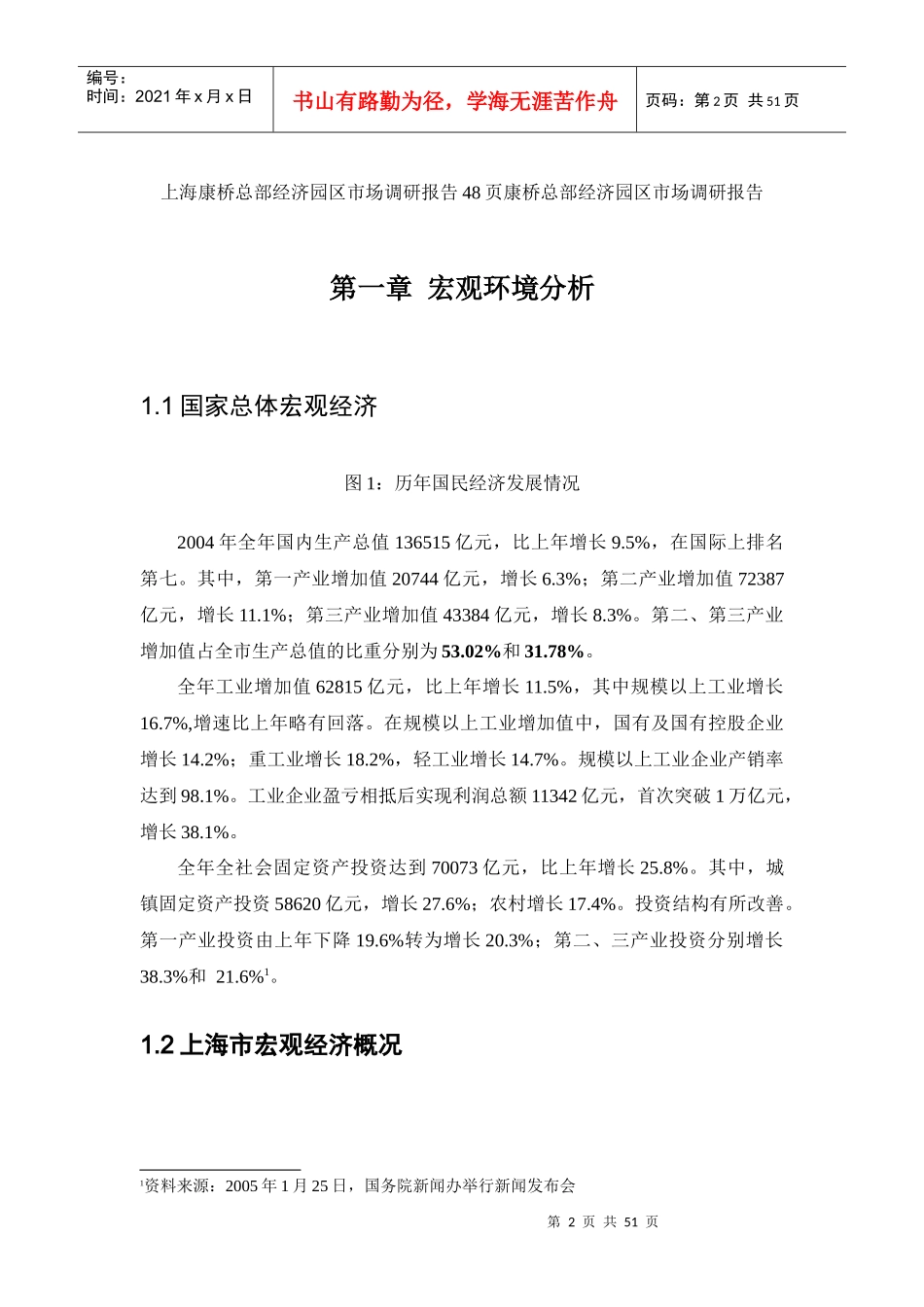 上海康桥市场总部经济园区调研分析报告_第2页