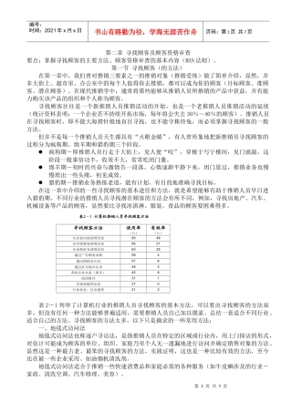 2寻找顾客及顾客资格审查