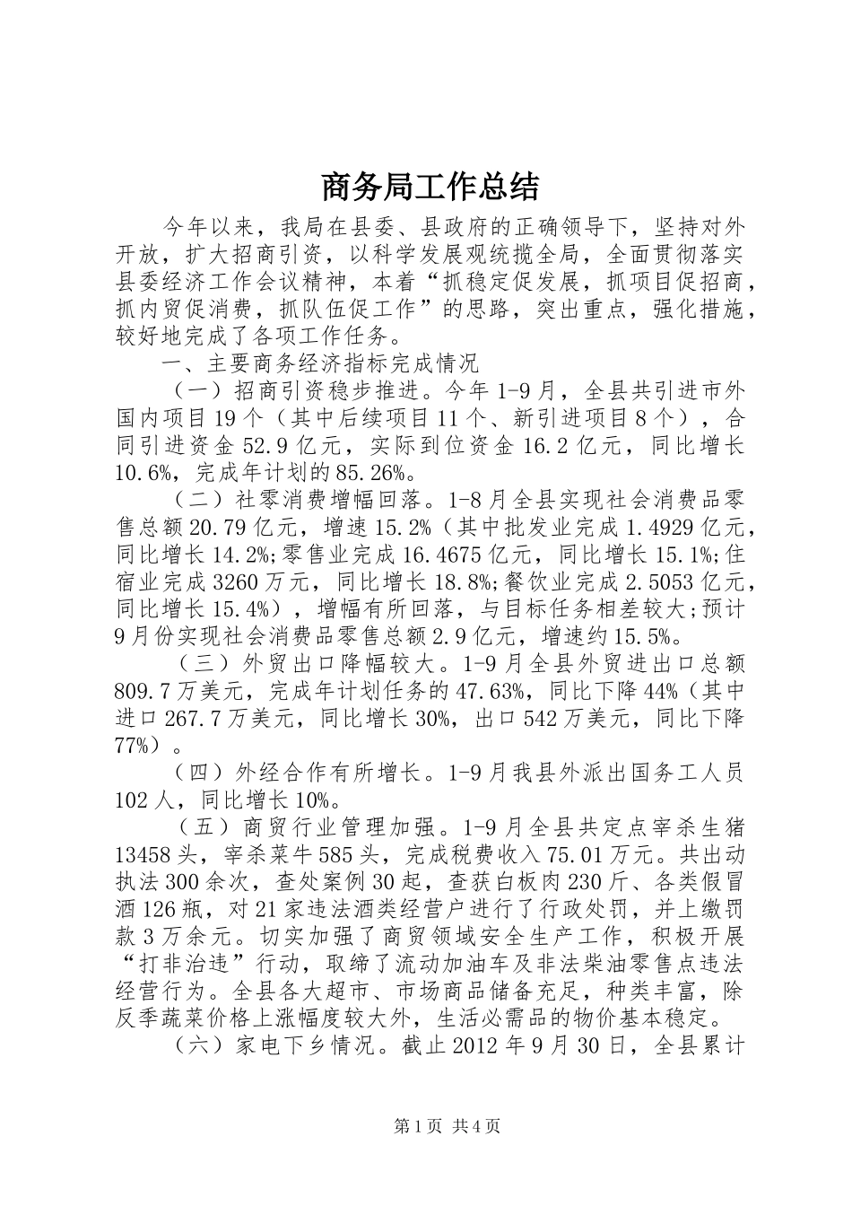 商务局工作总结 (30)_第1页