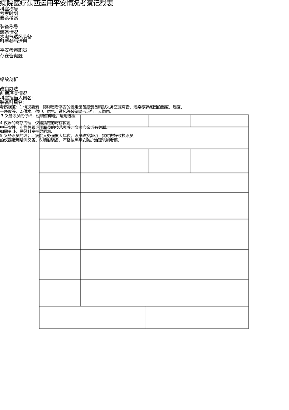 医疗设备使用安全管理制度 _第3页