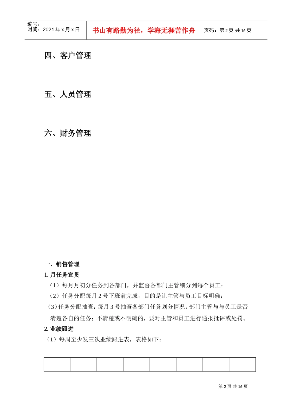 店长日常工作标准手册_第2页