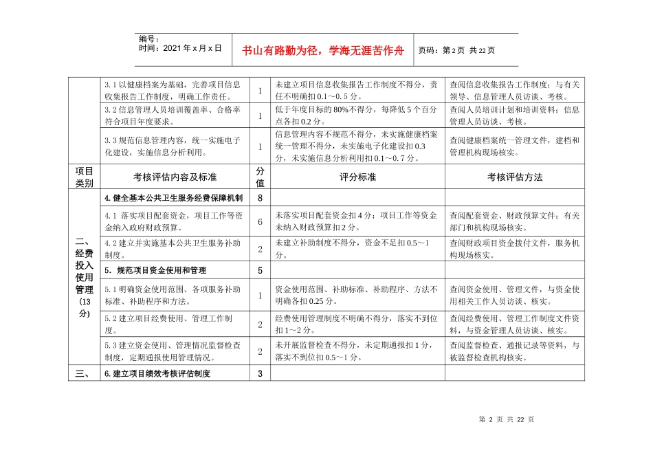 基本公共卫生服务项目综合考核评估标准_第2页