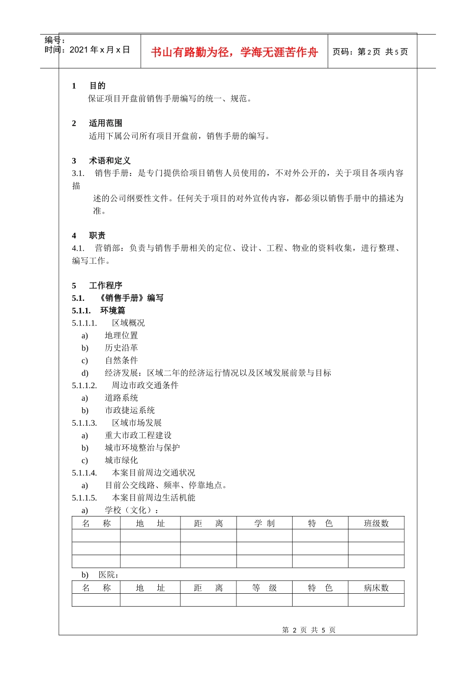 CIFI-JT-WI-YX-003 销售手册编制作业指引_第2页