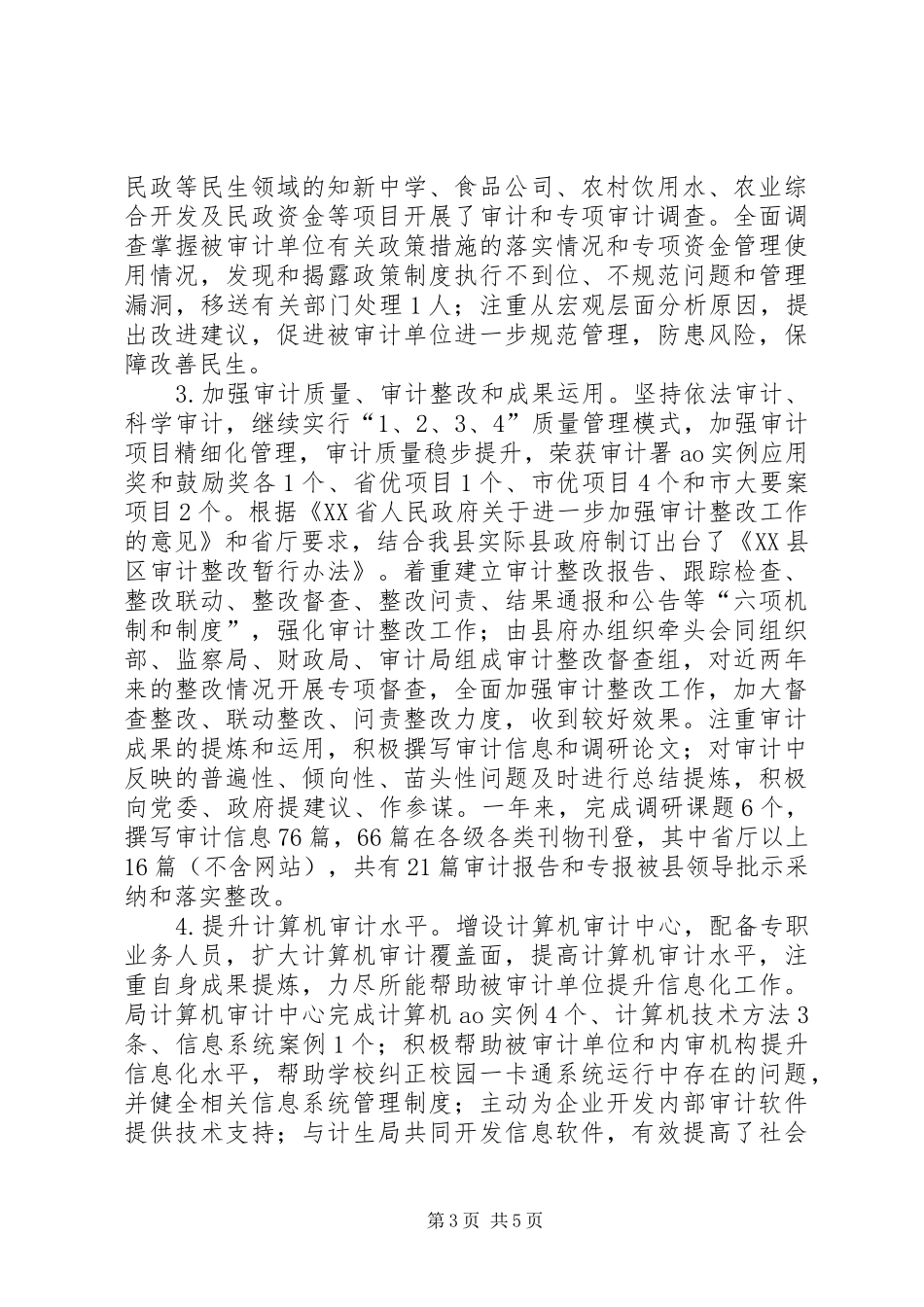 审计局年终工作总结_第3页