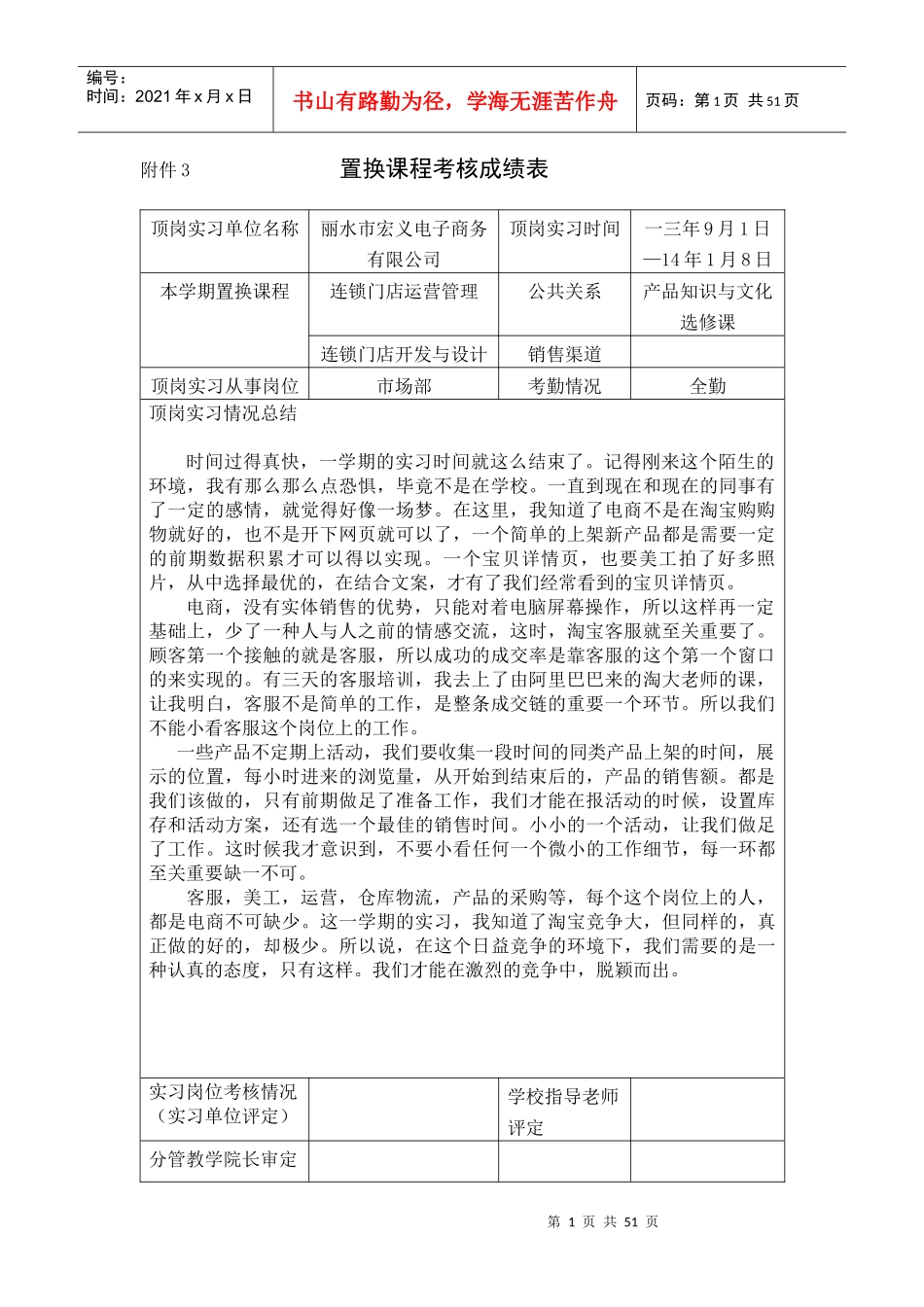 市场营销实习周记_第1页