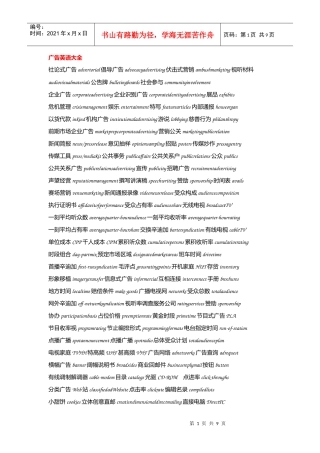 广告英语大全442154383