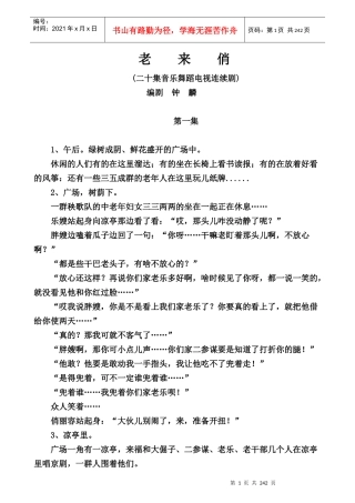 (二十集音乐舞蹈电视连续剧)