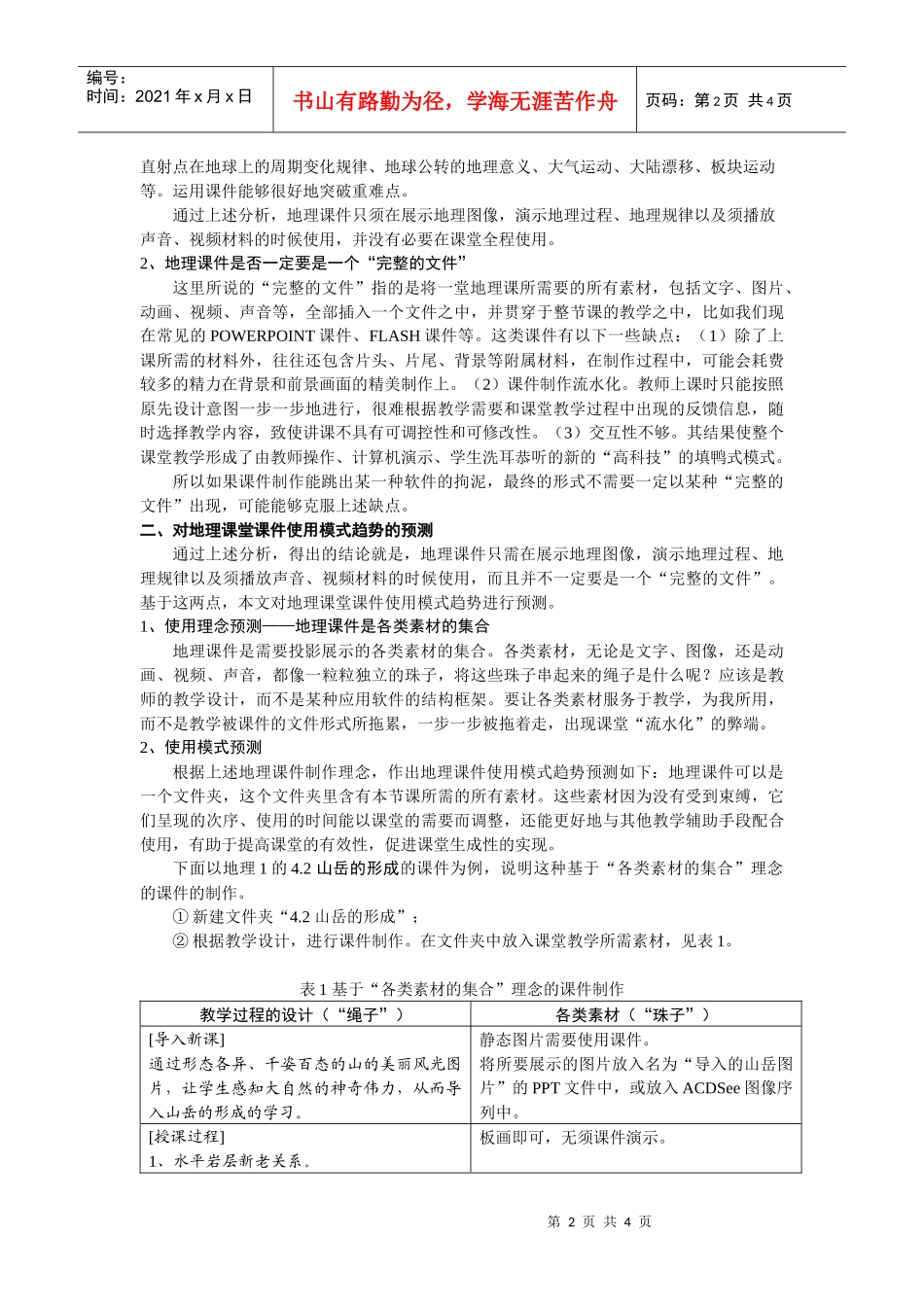对高中地理多媒体教学的一些思考_第2页