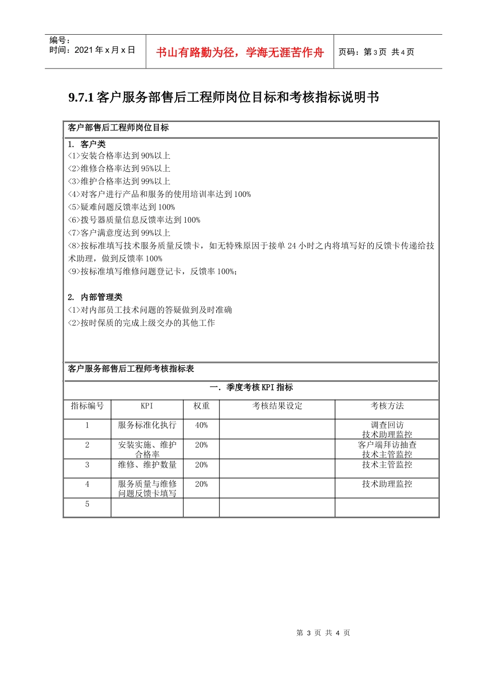 国安创想客户服务部技术支持组售后工程师_第3页