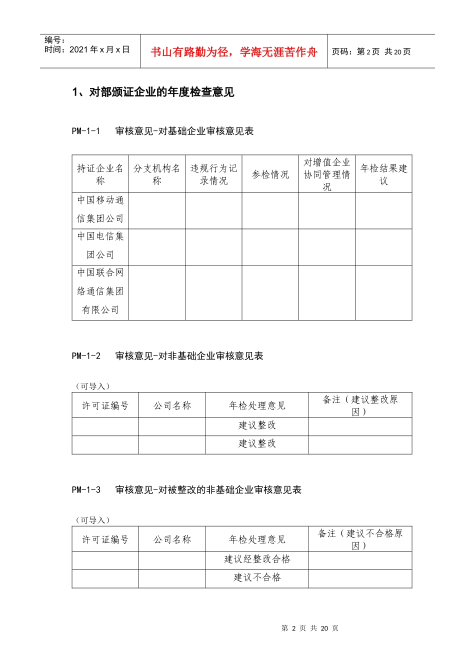 各管局电信业务经营许可_第2页