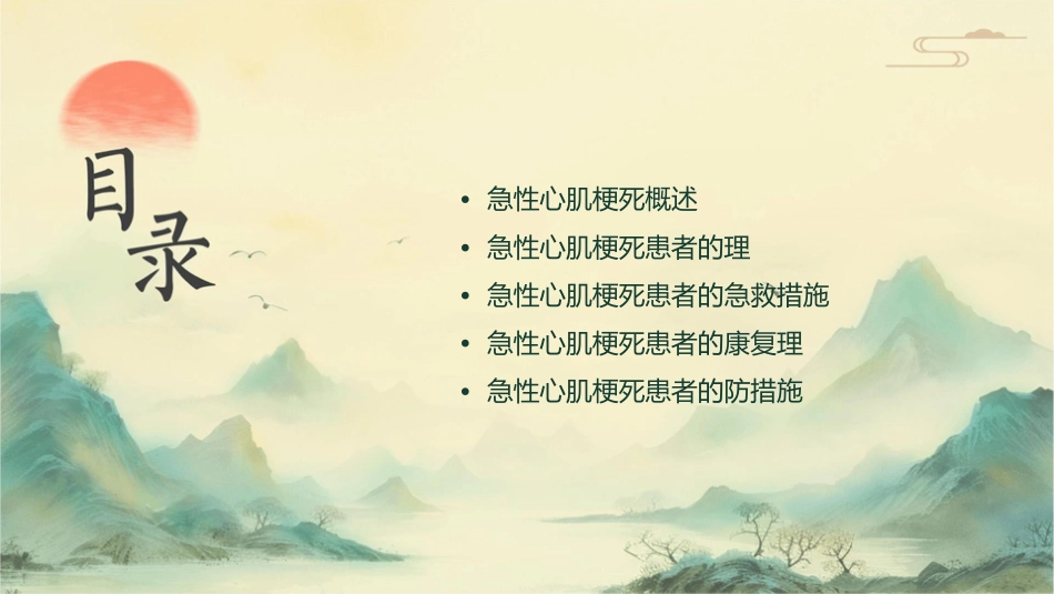 急性心肌梗死小讲课护理课件_第2页