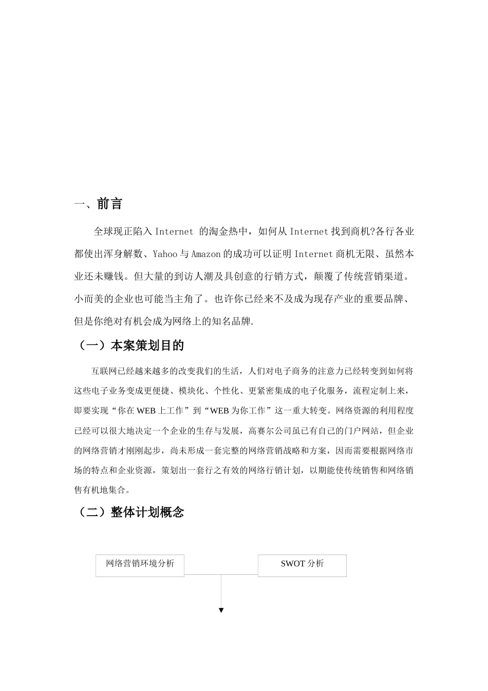 成都某公司网络营销策划书_第2页