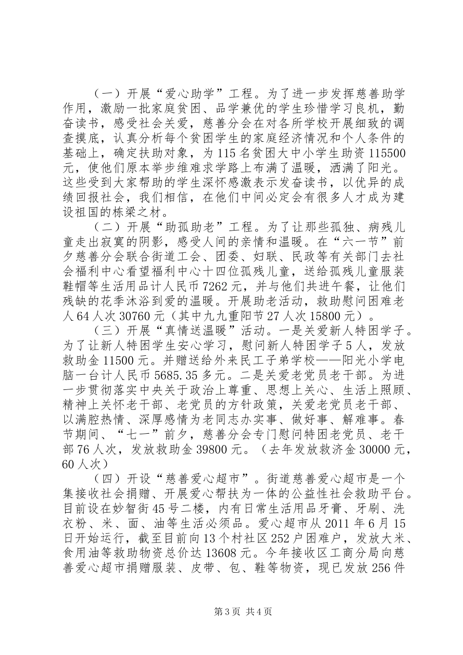 慈善分会一年工作情况总结_第3页
