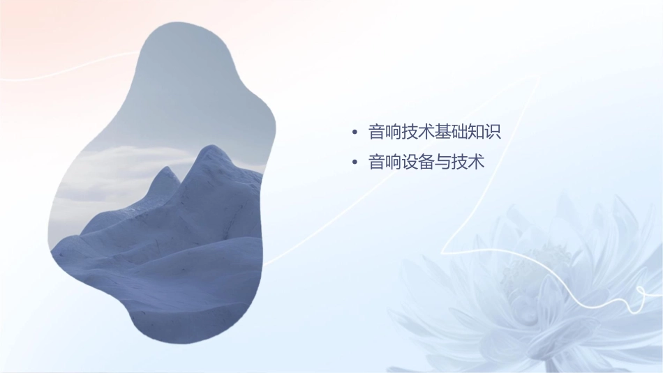 音响技术教学参考资料包课件_第2页