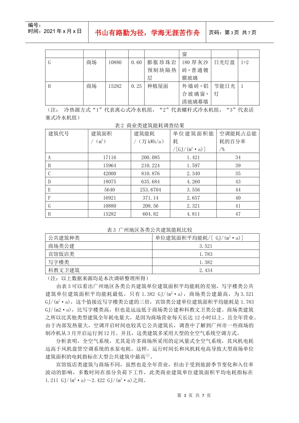 312广州地区商业建筑能耗调查与节能潜力分析_第3页