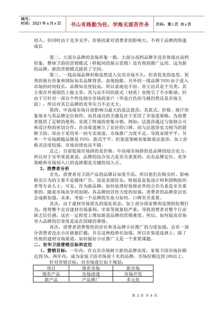 安华卫浴整合营销方案v1_第2页