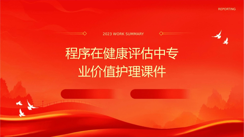 程序在健康评估中专业价值护理课件_第1页