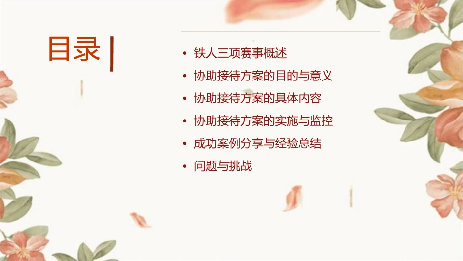 铁人三项协助接待方案课件_第2页